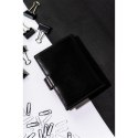 Czarny skórzany portfel męski z RFID - Rovicky