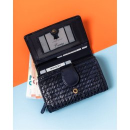 Elegancki portfel damski na karty i dokumenty z RFID - Rovicky