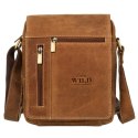 Torba męska w stylu vintage z regulowanym paskiem - Always Wild