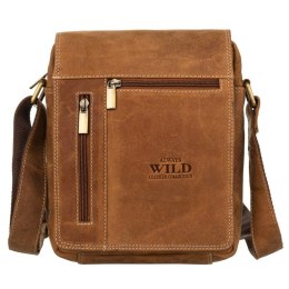 Torba męska w stylu vintage z regulowanym paskiem - Always Wild