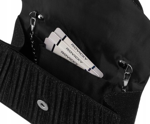 Elegancka kopertówka damska z łańcuszkiem - Rovicky Elegancka kopertówka damska z łańcuszkiem - Rovicky