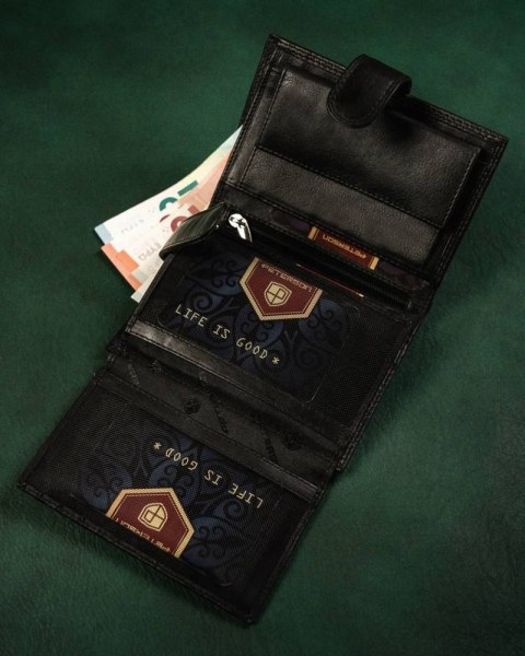 Elegancki, skórzany portfel męski - Peterson Elegancki, skórzany portfel męski - Peterson