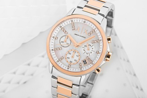 Zegarek Damski Armani Exchange Banks Chronograph AX4331 + BOX Zegarek Damski Armani Exchange Banks Chronograph AX4331 + BOX
