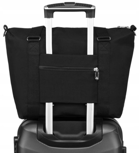 Duży shopper damski z tkaniny nylonowej - Peterson Duży shopper damski z tkaniny nylonowej - Peterson