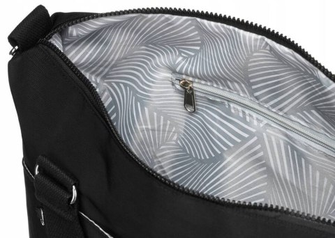 Duży shopper damski z tkaniny nylonowej - Peterson Duży shopper damski z tkaniny nylonowej - Peterson