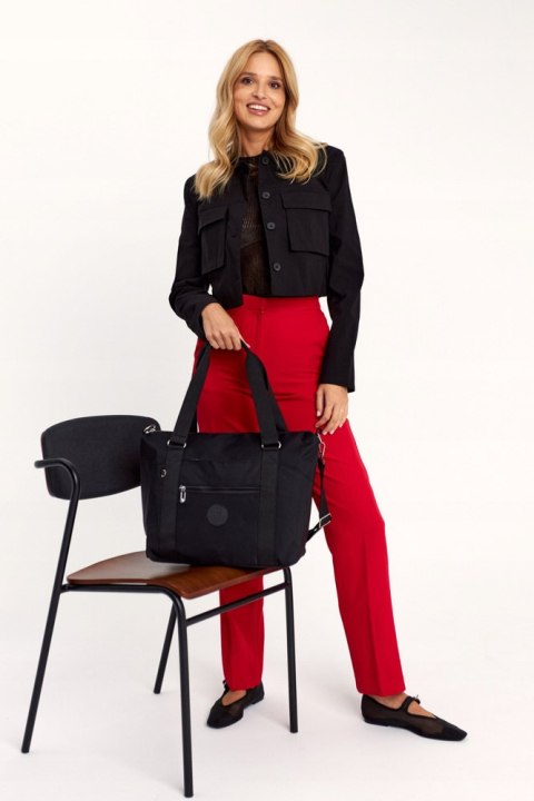 Duży shopper damski z tkaniny nylonowej - Peterson Duży shopper damski z tkaniny nylonowej - Peterson