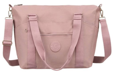 Duży shopper damski z tkaniny nylonowej - Peterson Duży shopper damski z tkaniny nylonowej - Peterson
