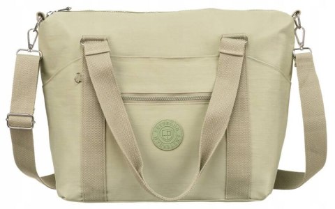Duży shopper damski z tkaniny nylonowej - Peterson Duży shopper damski z tkaniny nylonowej - Peterson
