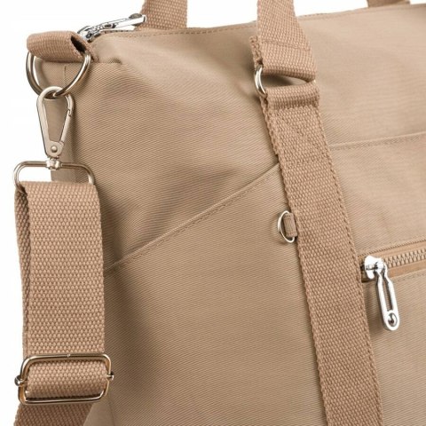 Duży shopper damski z tkaniny nylonowej - Peterson Duży shopper damski z tkaniny nylonowej - Peterson