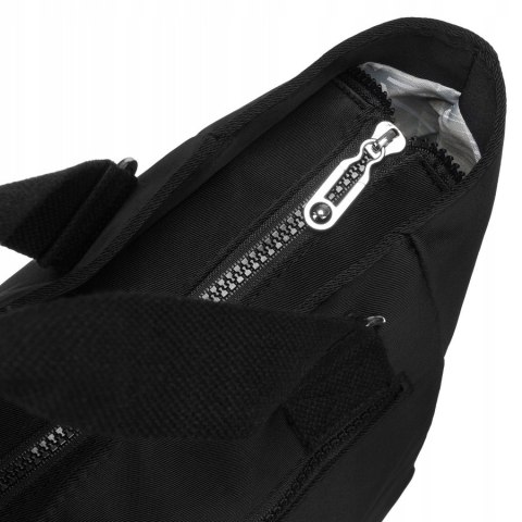 Nylonowy, pojemny shopper damski - Peterson Nylonowy, pojemny shopper damski - Peterson