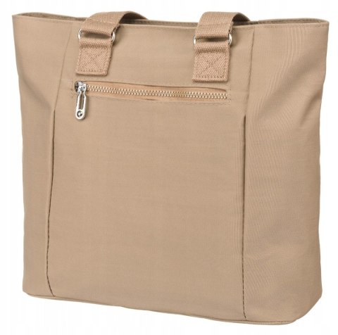 Nylonowy, pojemny shopper damski - Peterson Nylonowy, pojemny shopper damski - Peterson