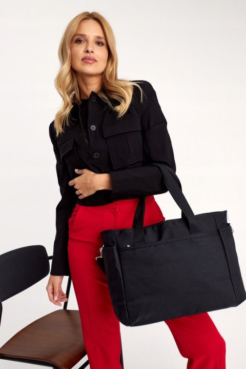 Nylonowy shopper damski - Peterson Nylonowy shopper damski - Peterson