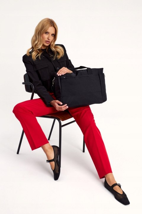 Nylonowy shopper damski - Peterson Nylonowy shopper damski - Peterson