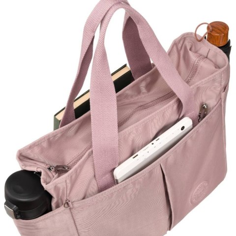 Nylonowy shopper damski - Peterson Nylonowy shopper damski - Peterson