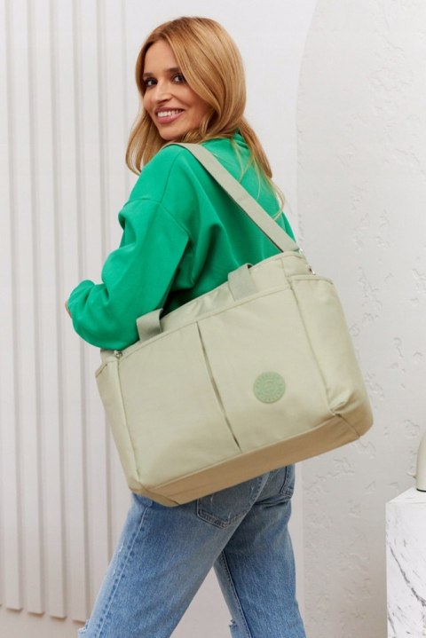 Nylonowy shopper damski - Peterson Nylonowy shopper damski - Peterson