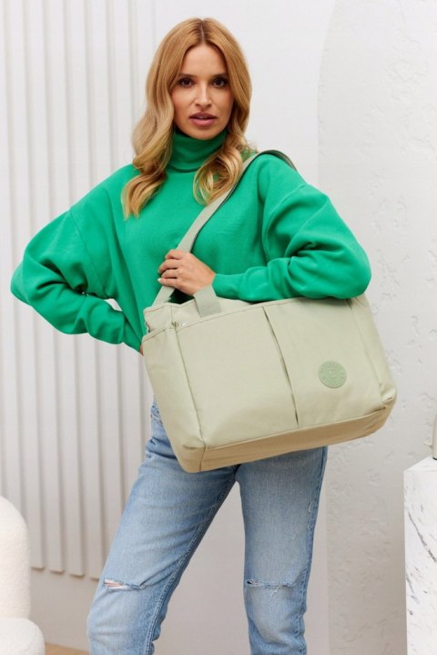 Nylonowy shopper damski - Peterson Nylonowy shopper damski - Peterson