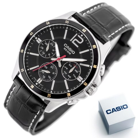 ZEGAREK MĘSKI CASIO MTP-1374L-1AV (zd064b) + BOX ZEGAREK MĘSKI CASIO MTP-1374L-1AV (zd064b) + BOX