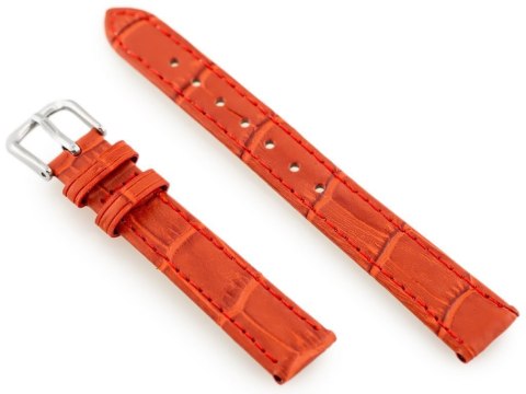 Pasek skórzany do zegarka W41 - czerwony - 12mm Pasek skórzany do zegarka W41 - czerwony - 12mm