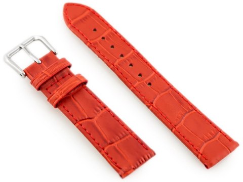 Pasek skórzany do zegarka W41 - czerwony - 20mm Pasek skórzany do zegarka W41 - czerwony - 20mm