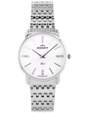ZEGAREK DAMSKI BISSET BSBE54 - silver/white (zb554a)