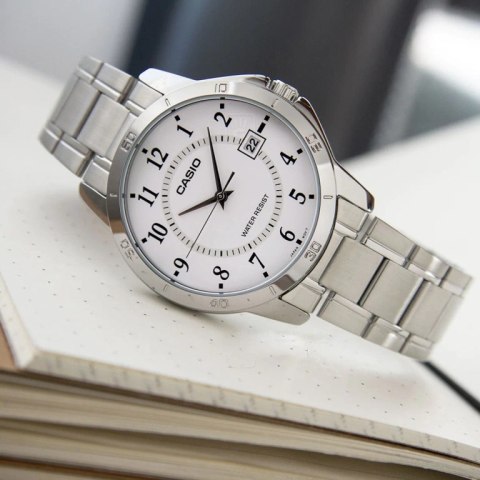 ZEGAREK MĘSKI CASIO MTP-V004D 7B (zd047b) + BOX ZEGAREK MĘSKI CASIO MTP-V004D 7B (zd047b) + BOX