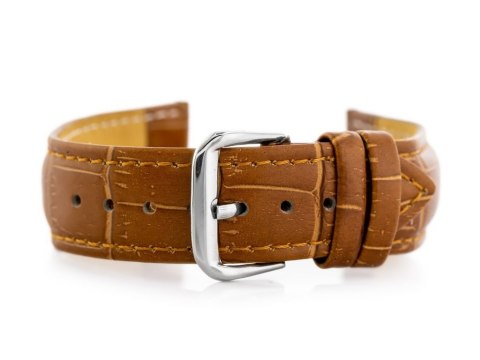 Pasek skórzany do zegarka W102L brąz - 20mm Pasek skórzany do zegarka W102L brąz - 20mm