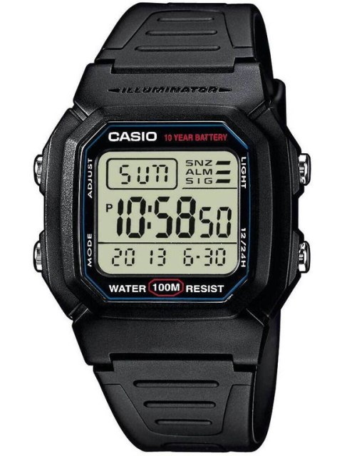 ZEGAREK MĘSKI CASIO W-800H-1A (zd100a) - KLASYKA + BOX ZEGAREK MĘSKI CASIO W-800H-1A (zd100a) - KLASYKA + BOX