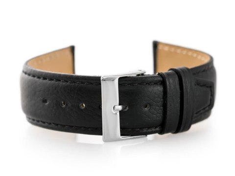 Pasek skórzany do zegarka W26 - PREMIUM - czarny - 20mm Pasek skórzany do zegarka W26 - PREMIUM - czarny - 20mm