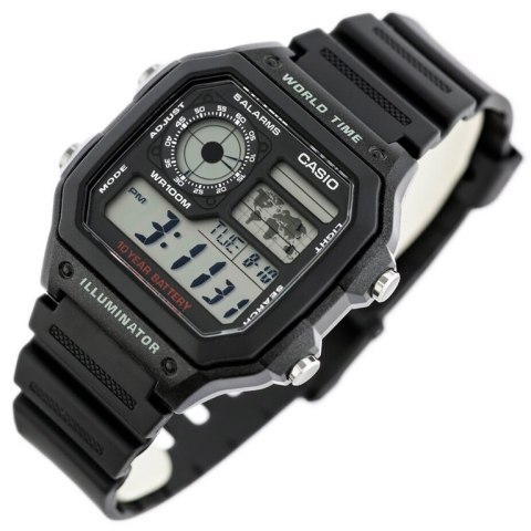 ZEGAREK MĘSKI CASIO AE-1200WH-1AVCF (zd146a) + BOX ZEGAREK MĘSKI CASIO AE-1200WH-1AVCF (zd146a) + BOX