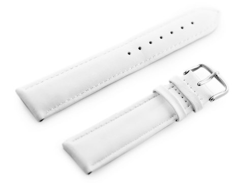 Pasek skórzany do zegarka W83L - biały - 20mm Pasek skórzany do zegarka W83L - biały - 20mm