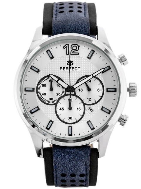 ZEGAREK MĘSKI PERFECT CH01L - CHRONOGRAF (zp354b) + BOX ZEGAREK MĘSKI PERFECT CH01L - CHRONOGRAF (zp354b) + BOX
