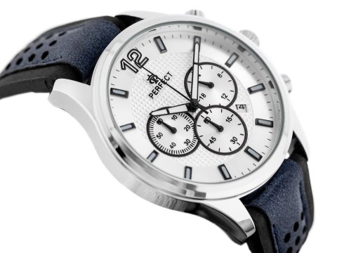 ZEGAREK MĘSKI PERFECT CH01L - CHRONOGRAF (zp354b) + BOX ZEGAREK MĘSKI PERFECT CH01L - CHRONOGRAF (zp354b) + BOX