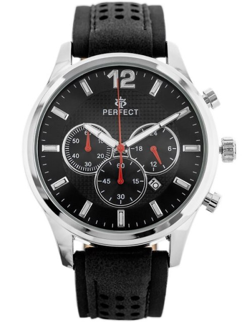 ZEGAREK MĘSKI PERFECT CH01L - CHRONOGRAF (zp354d) + BOX ZEGAREK MĘSKI PERFECT CH01L - CHRONOGRAF (zp354d) + BOX