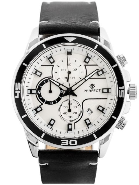 ZEGAREK MĘSKI PERFECT CH02L - CHRONOGRAF (zp351a) + BOX ZEGAREK MĘSKI PERFECT CH02L - CHRONOGRAF (zp351a) + BOX