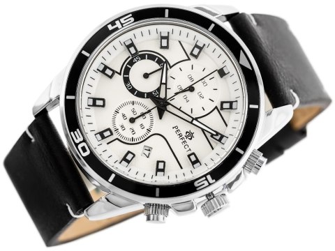 ZEGAREK MĘSKI PERFECT CH02L - CHRONOGRAF (zp351a) + BOX ZEGAREK MĘSKI PERFECT CH02L - CHRONOGRAF (zp351a) + BOX