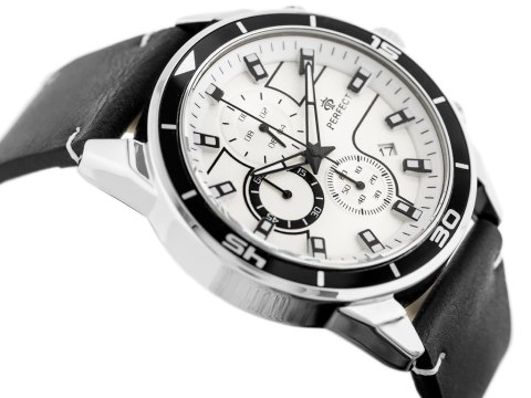 ZEGAREK MĘSKI PERFECT CH02L - CHRONOGRAF (zp351a) + BOX ZEGAREK MĘSKI PERFECT CH02L - CHRONOGRAF (zp351a) + BOX