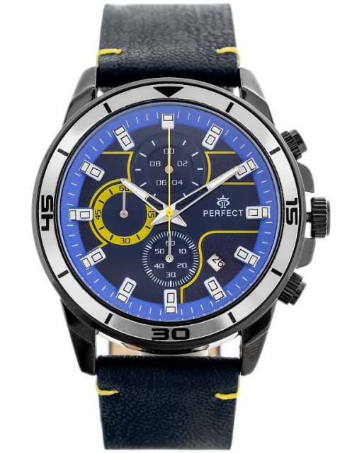 ZEGAREK MĘSKI PERFECT CH02L - CHRONOGRAF (zp351e) + BOX ZEGAREK MĘSKI PERFECT CH02L - CHRONOGRAF (zp351e) + BOX