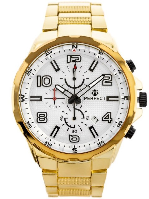 ZEGAREK MĘSKI PERFECT CH05M - CHRONOGRAF (zp357d) + BOX ZEGAREK MĘSKI PERFECT CH05M - CHRONOGRAF (zp357d) + BOX