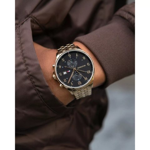 ZEGAREK MĘSKI TOMMY HILFIGER 1791708 WEST (zf018b) + BOX ZEGAREK MĘSKI TOMMY HILFIGER 1791708 WEST (zf018b) + BOX