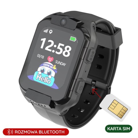SMARTWATCH DZIECIĘCY PACIFIC 32-1 KIDS - black (sy028a) SMARTWATCH DZIECIĘCY PACIFIC 32-1 KIDS - black (sy028a)