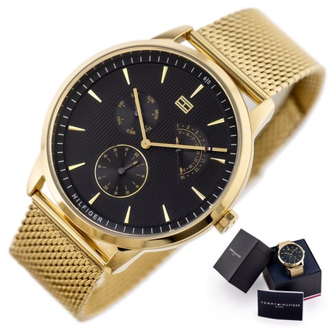 ZEGAREK MĘSKI TOMMY HILFIGER 1710386 BRAD (zf056a) + BOX ZEGAREK MĘSKI TOMMY HILFIGER 1710386 BRAD (zf056a) + BOX