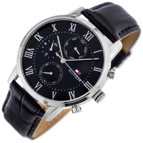 ZEGAREK MĘSKI TOMMY HILFIGER 1791401 KANE (zf045c) + BOX ZEGAREK MĘSKI TOMMY HILFIGER 1791401 KANE (zf045c) + BOX