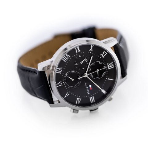 ZEGAREK MĘSKI TOMMY HILFIGER 1791401 KANE (zf045c) + BOX ZEGAREK MĘSKI TOMMY HILFIGER 1791401 KANE (zf045c) + BOX