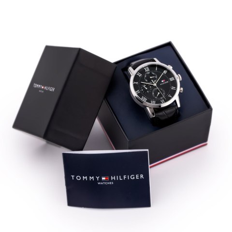 ZEGAREK MĘSKI TOMMY HILFIGER 1791401 KANE (zf045c) + BOX ZEGAREK MĘSKI TOMMY HILFIGER 1791401 KANE (zf045c) + BOX