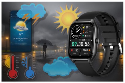 SMARTWATCH UNISEX Rubicon RNCF03 - ROZMOWY BLUETOOTH, ALWAYS ON DISPLAY (sr049e) SMARTWATCH UNISEX Rubicon RNCF03 - ROZMOWY BLUETOOTH, ALWAYS ON DISPLAY (sr049e)