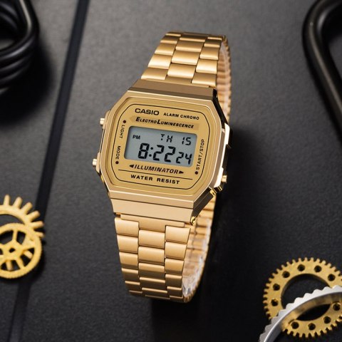 ZEGAREK UNISEX CASIO A168WG-9W (zd088b) - KLASYKA + BOX ZEGAREK UNISEX CASIO A168WG-9W (zd088b) - KLASYKA + BOX