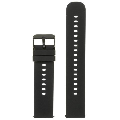 Pasek gumowy do zegarka U27 - czarny/czarny - 18mm Pasek gumowy do zegarka U27 - czarny/czarny - 18mm