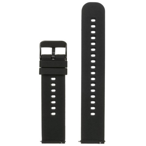 Pasek gumowy do zegarka U27 - czarny/czarny - 18mm Pasek gumowy do zegarka U27 - czarny/czarny - 18mm