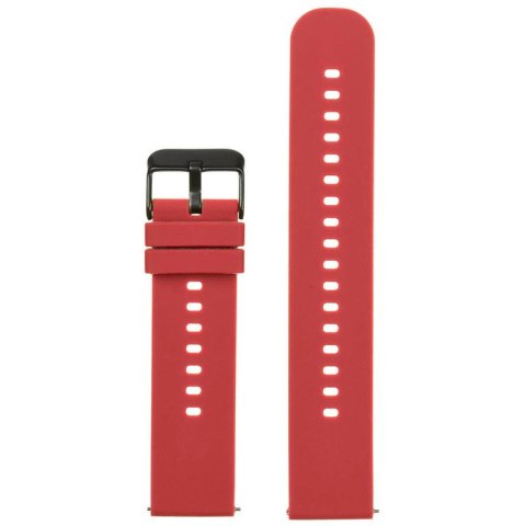 Pasek gumowy do zegarka U27 - czerwony/czarny - 18mm Pasek gumowy do zegarka U27 - czerwony/czarny - 18mm