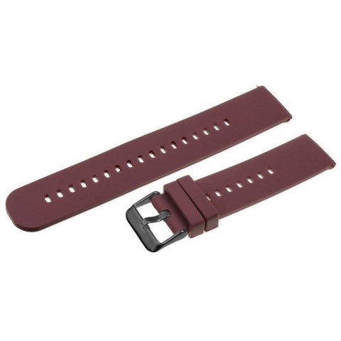 Pasek gumowy do zegarka U27 - fioletowy/czarny - 22mm Pasek gumowy do zegarka U27 - fioletowy/czarny - 22mm